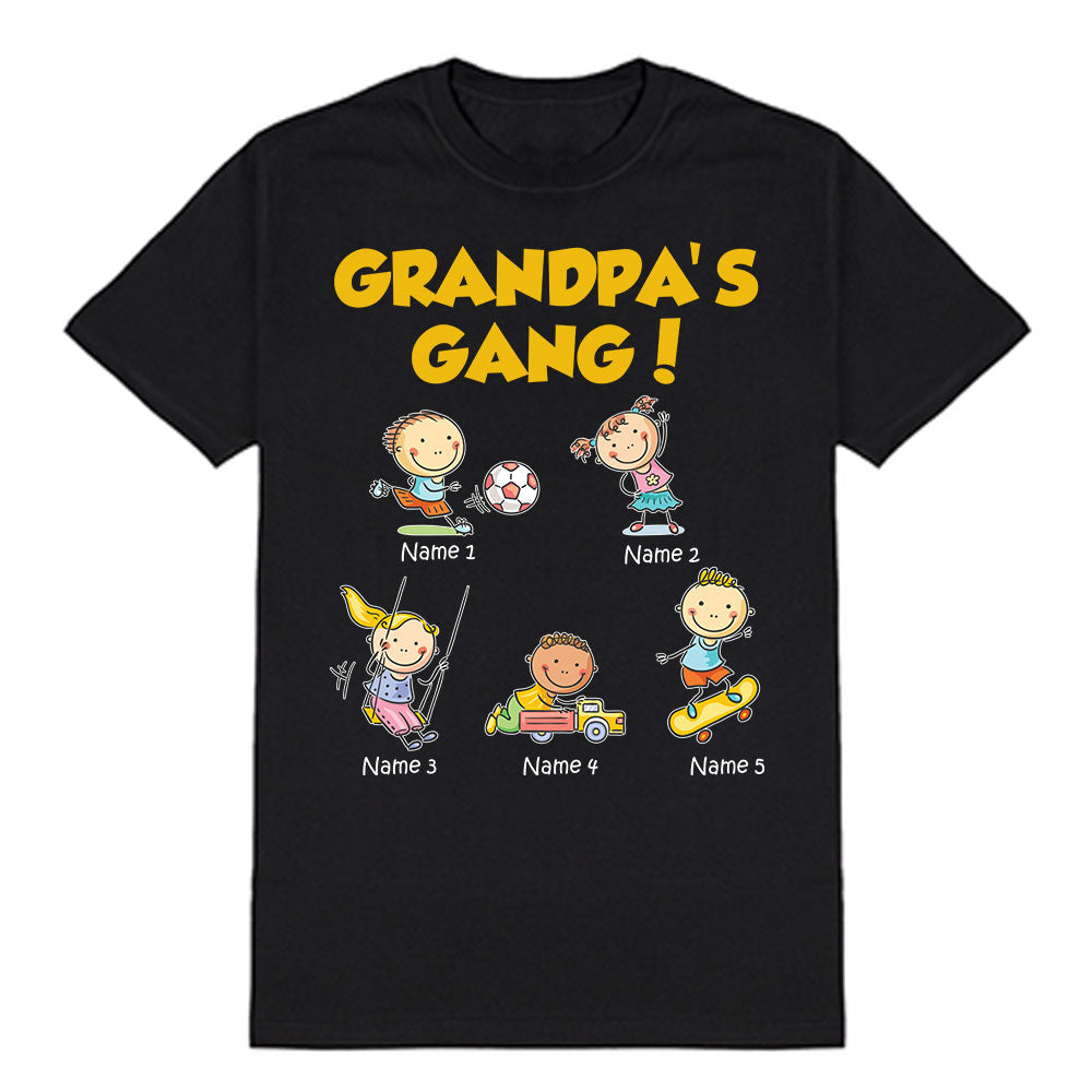 Personalized Grandpa Sport  T Shirt MY264 95O58