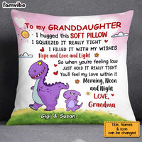 Personalized Granddaughter Dinosaur Pillow AG311 33O34 thumb 1