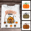Personalized Halloween Fall Grandma Mom T Shirt JL295 26O57 1
