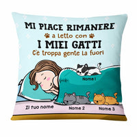 Personalized Italian Cat Gatto Pillow MR301 29O47 thumb 1