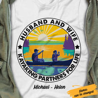 Personalized Kayaking White T Shirt JN162 65O61 thumb 1