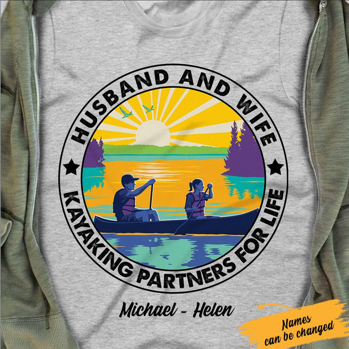 Personalized Kayaking White T Shirt JN162 65O61 1