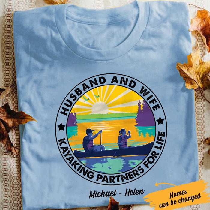 Personalized Kayaking White T Shirt JN162 65O61 1