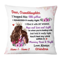 Personalized Letter Granddaughter Pillow DB91 73O47 thumb 1