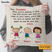 Personalized Letter To Grandma Grandpa Pillow JR251 81O34 (Insert Included) thumb 1