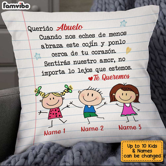 Personalized Grandpa Spanish Abuelo Pillow AP2610 81O34 1
