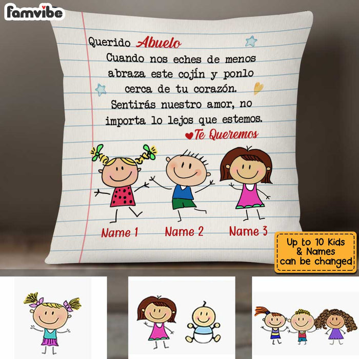 Personalized Grandpa Spanish Abuelo Pillow AP2610 81O34 1