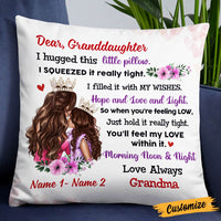 Personalized Letter Granddaughter Pillow DB91 73O47 thumb 1
