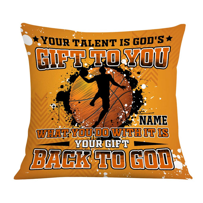 Personalized Love Basketball Pillow DB183 23O36 1