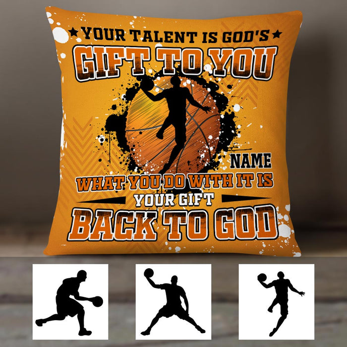 Personalized Love Basketball Pillow DB183 23O36 1