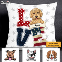 Personalized Love Dog Pillow AP292 87O60 (Insert Included) thumb 1