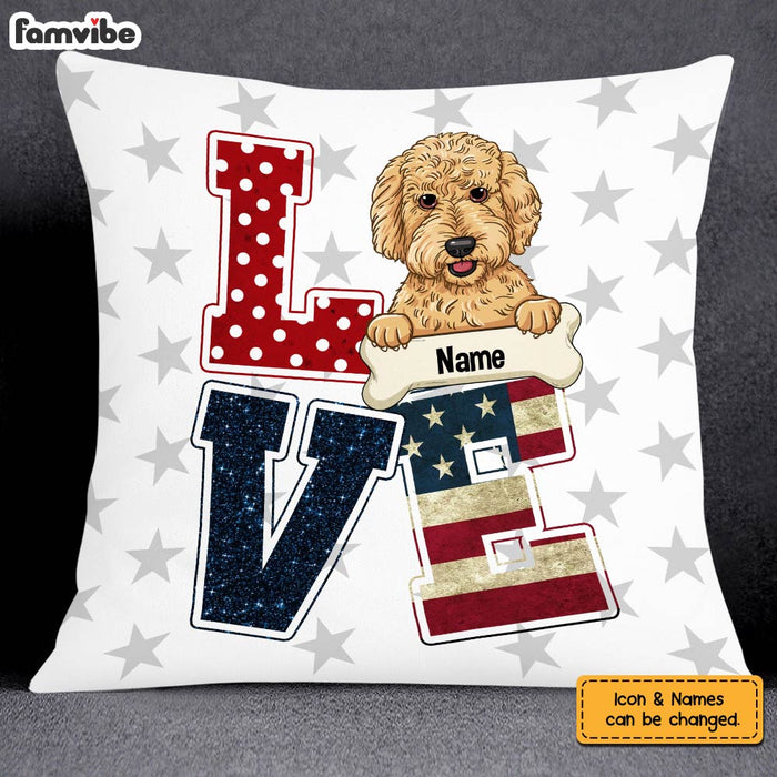 Personalized Love Dog Pillow AP292 87O60 (Insert Included) 1