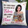 Personalized Love Sewing All I Need Pillow DB33 26O34 thumb 1