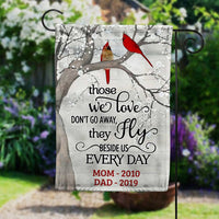 Personalized Memorial Mom Dad Cardinal Garden Flag JL117 85O57 thumb 1