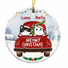Personalized Meowy Christmas Cat Christmas  Ornament OB222 30O34 1