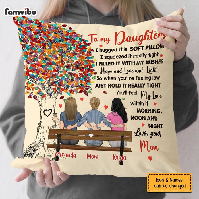 Personalized Daughter Love Tree Pillow FB22 67O60 1