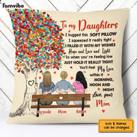 Personalized Daughter Love Tree Pillow FB22 67O60 thumb 1