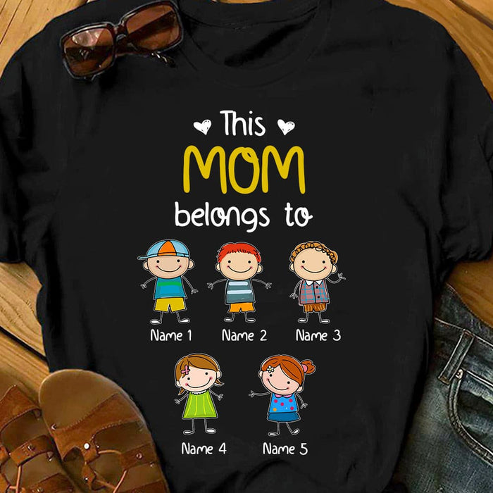 Personalized Mom  T Shirt MY111 81O34 1