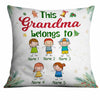 Personalized Grandma Christmas Pillow NB103 81O34 1