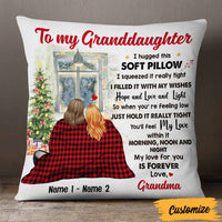 Personalized Granddaughter Christmas Pillow SB79 30O57 (Insert Included) thumb 1