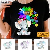 Personalized Mom Grandma Elephant T Shirt AP33 30O60 thumb 1