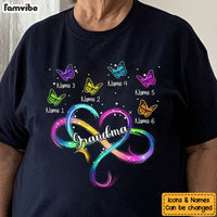 Personalized Grandma Infinity Heart T Shirt AG143 95O34 thumb 1