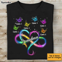 Personalized Grandma Infinity Heart T Shirt AG143 95O34 thumb 1
