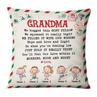 Personalized Mom Grandma Letter Christmas Pillow OB24 95O57 thumb 1