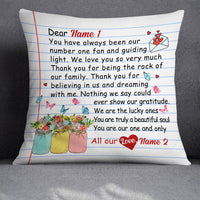 Personalized Mom Grandma Letter Pillow MY102 26O34 (Insert Included) thumb 1