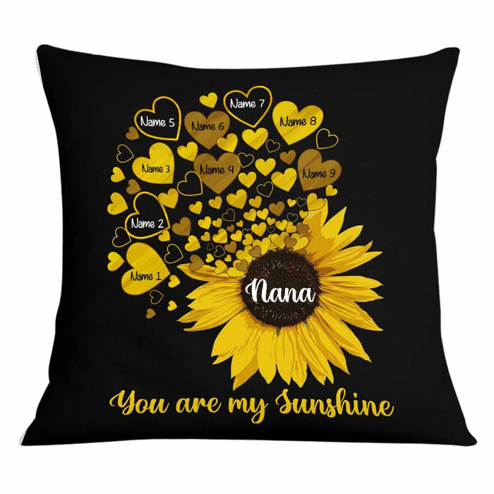 Personalized Mom Grandma Little Sunshine Pillow MR261 95O34 1