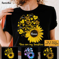 Personalized Grandma Sunflower Little Sunshine T Shirt MR261 95O34 thumb 1