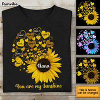 Personalized Grandma Sunflower Little Sunshine T Shirt MR261 95O34 thumb 1