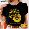 Personalized Grandma Sunflower Little Sunshine T Shirt MR261 95O34 1