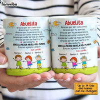 Personalized Mom Grandma Mamá Abuela Gracias Spanish Mug AP282 30O34 thumb 1
