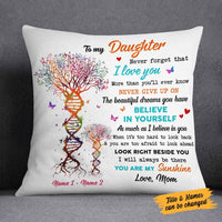 Personalized Grandma Granddaughter Mom Daughter Pillow MR41 26O58 thumb 1