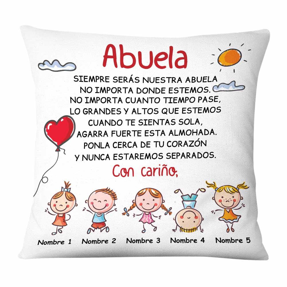 Personalized Grandma Spanish Abuela Pillow AP142 26O58