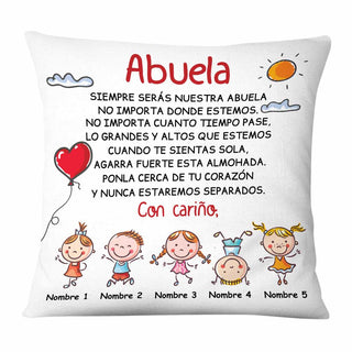 Personalized Grandma Spanish Abuela Pillow AP142 26O58