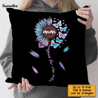 Personalized Mom Grandma Sunflower Pillow AP21 95O36 thumb 1