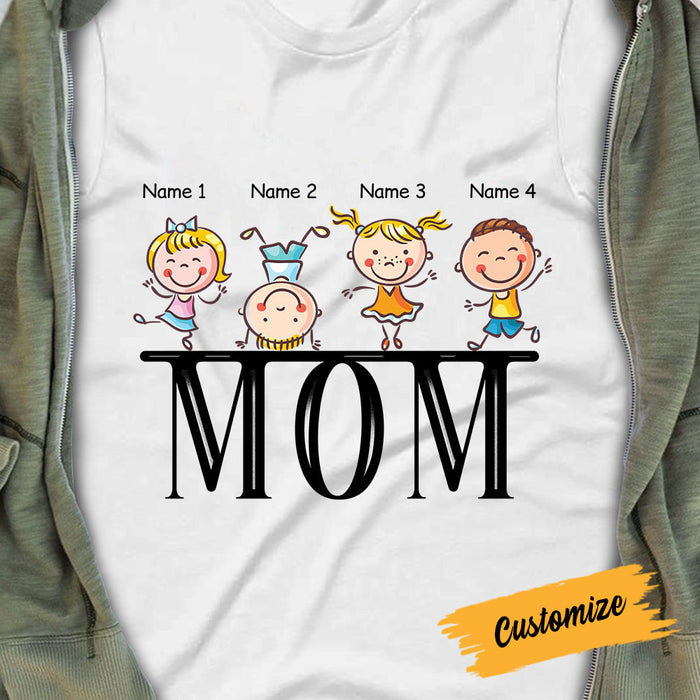 Personalized Mom Grandma T Shirt MR82 23O53 1