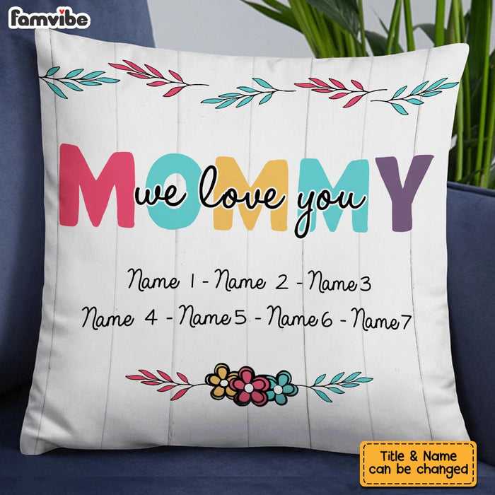 Personalized Mom I Love You Pillow FB242 26O58 (Insert Included) 1