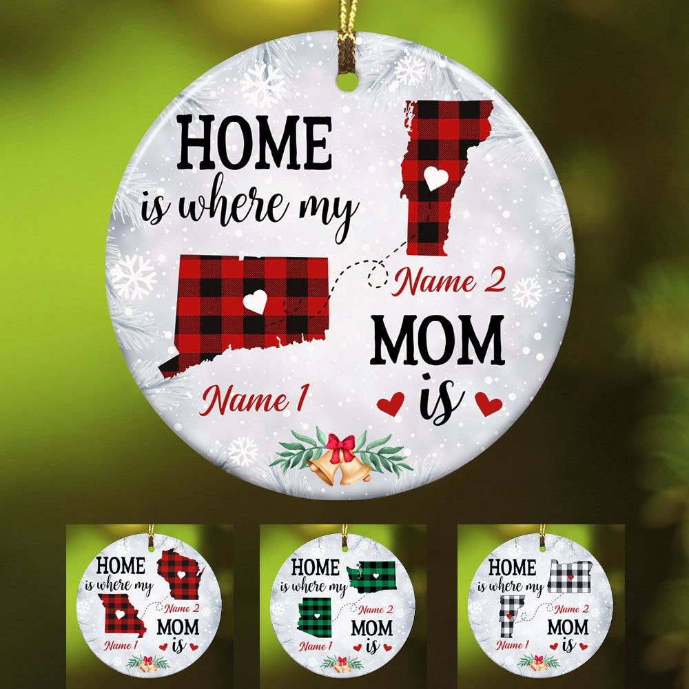Personalized Mother And Daughter Long Distance Ornament SB213 30O34