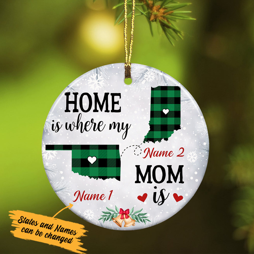 Personalized Mother And Daughter Long Distance Ornament SB213 30O34