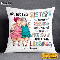 Personalized Old Friends You And I Are Sisters Pillow DB53 23O58 thumb 1