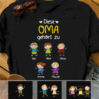 Personalized Opa Oma German Grandma Grandpa Belongs T Shirt MR231 81O34 thumb 1