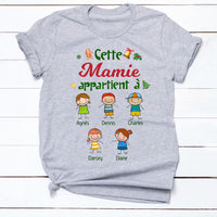 Personalized Papy Mamie French Grandma Grandpa Belongs T Shirt MY32 81O34 thumb 1