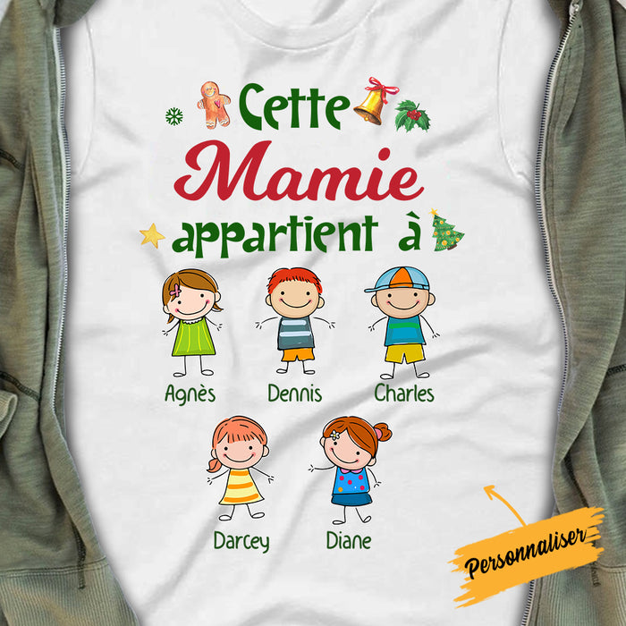 Personalized Papy Mamie French Grandma Grandpa Belongs T Shirt MY32 81O34 1