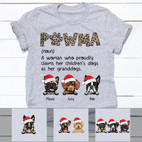 Personalized Pawma Definition Grandma Dog Christmas T Shirt OB232 30O58 thumb 1