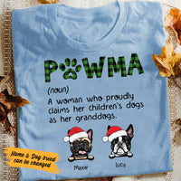 Personalized Pawma Definition Grandma Dog Christmas T Shirt OB232 30O58 thumb 1