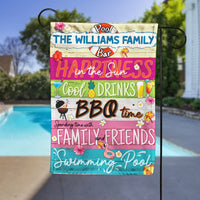 Personalized Pool Bar Cocktails Flag AG202 30O58 thumb 1
