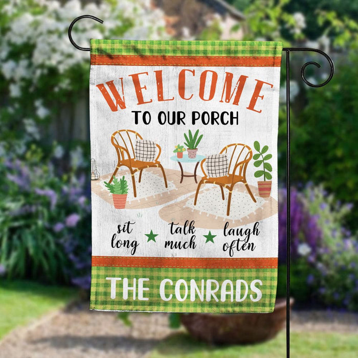 Personalized Porch Gardening Garden Flag JN242 95O58 1